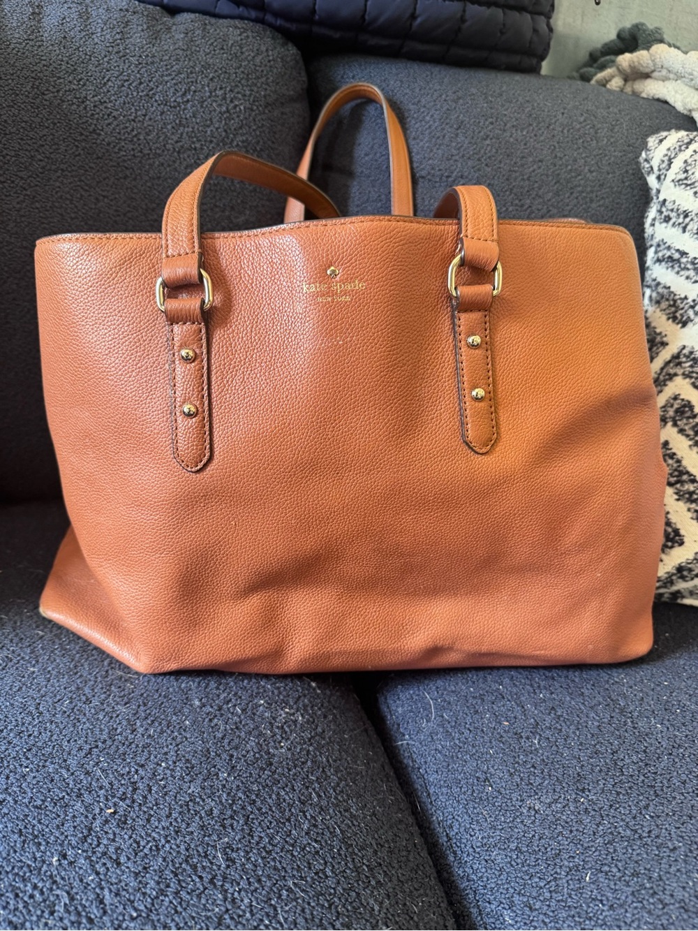 kate spade Tote in Cognac Brown